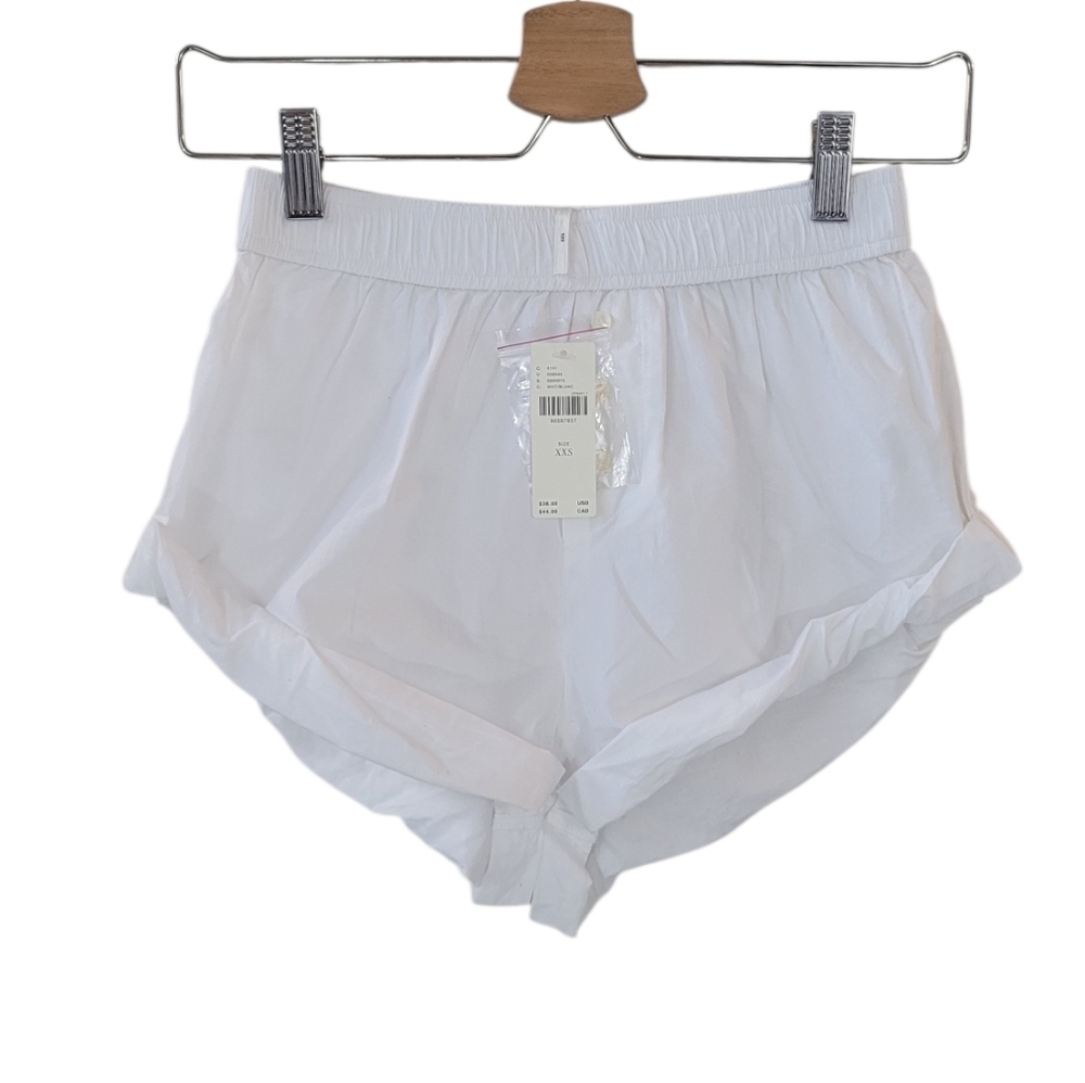 BY ANTHROPOLOGIE White The Wren Rolled Edition Boxer Short Size XXS